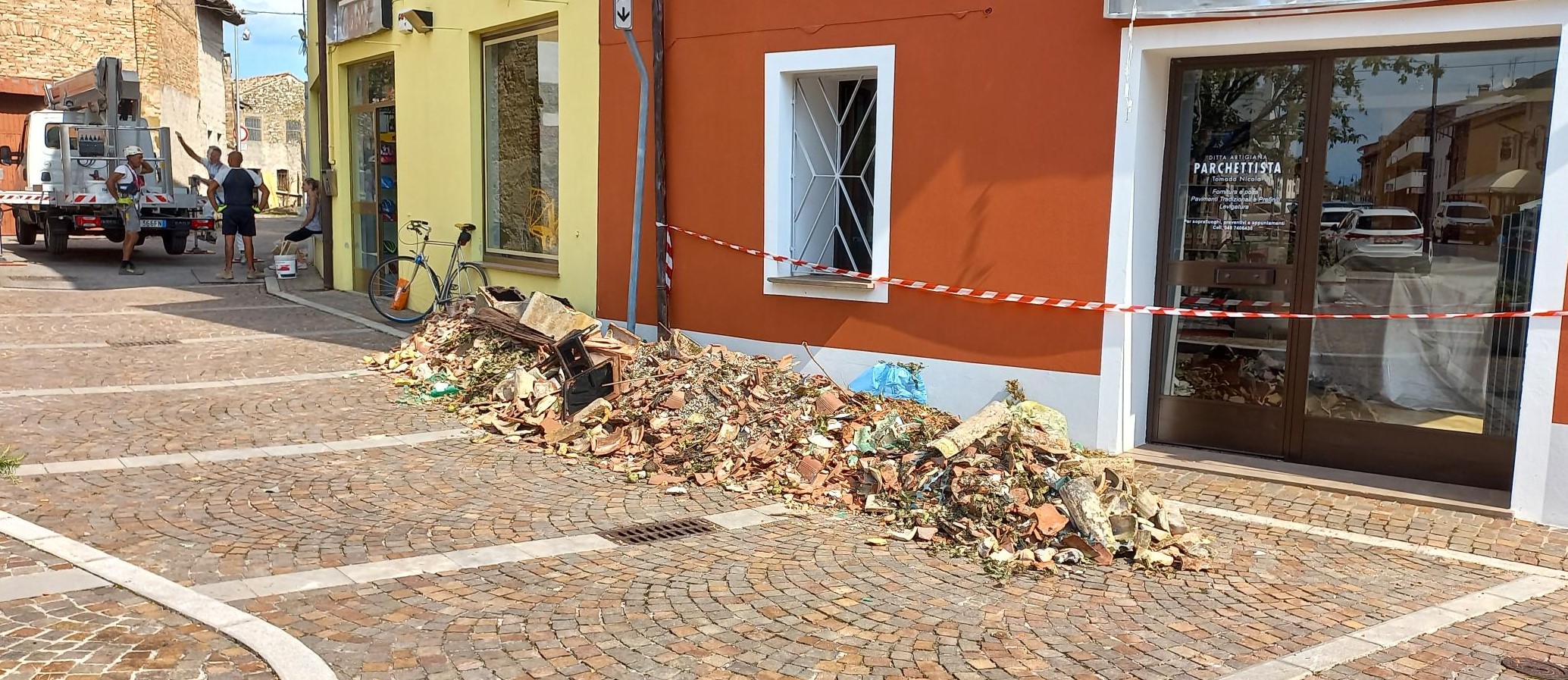 MALTEMPO. BORDIN A MORTEGLIANO: DEVASTANTE, MA IL FRIULI NON S'ARRENDE